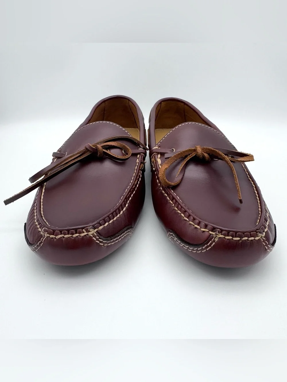 Cole Haan Gunnison Brown Leather Driving Loafers Men 9 D Slip-On New NWOB